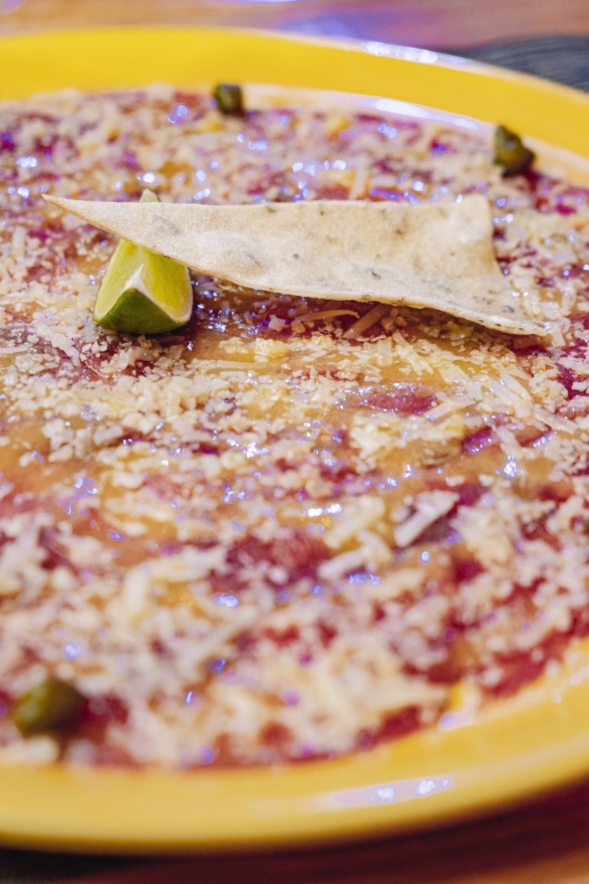 Carpaccio de res Carpaccio de res