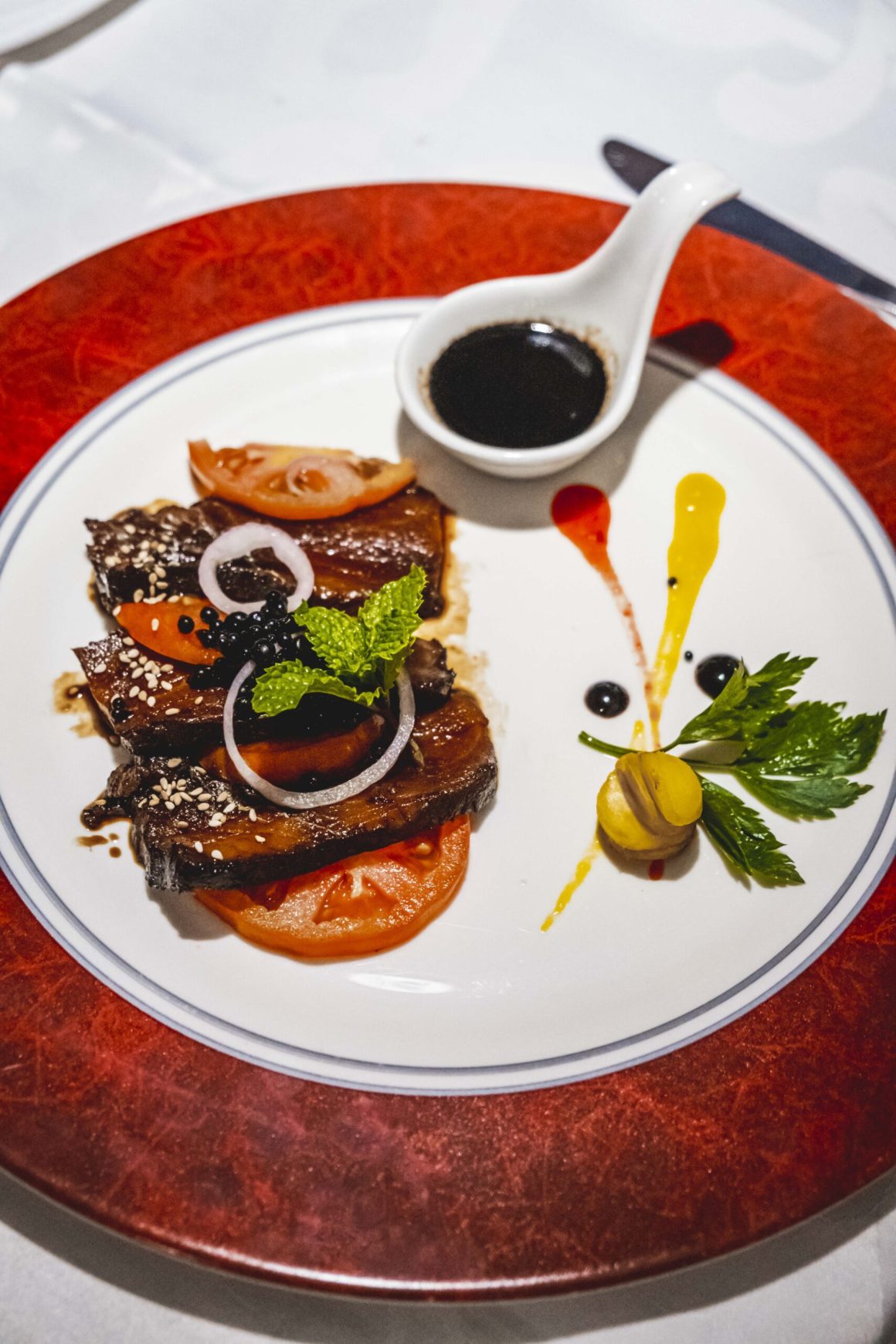 Tataki de marlín Tataki de marlín