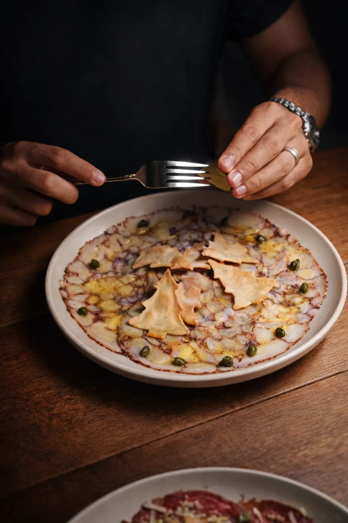 Carpaccio de pulpo
