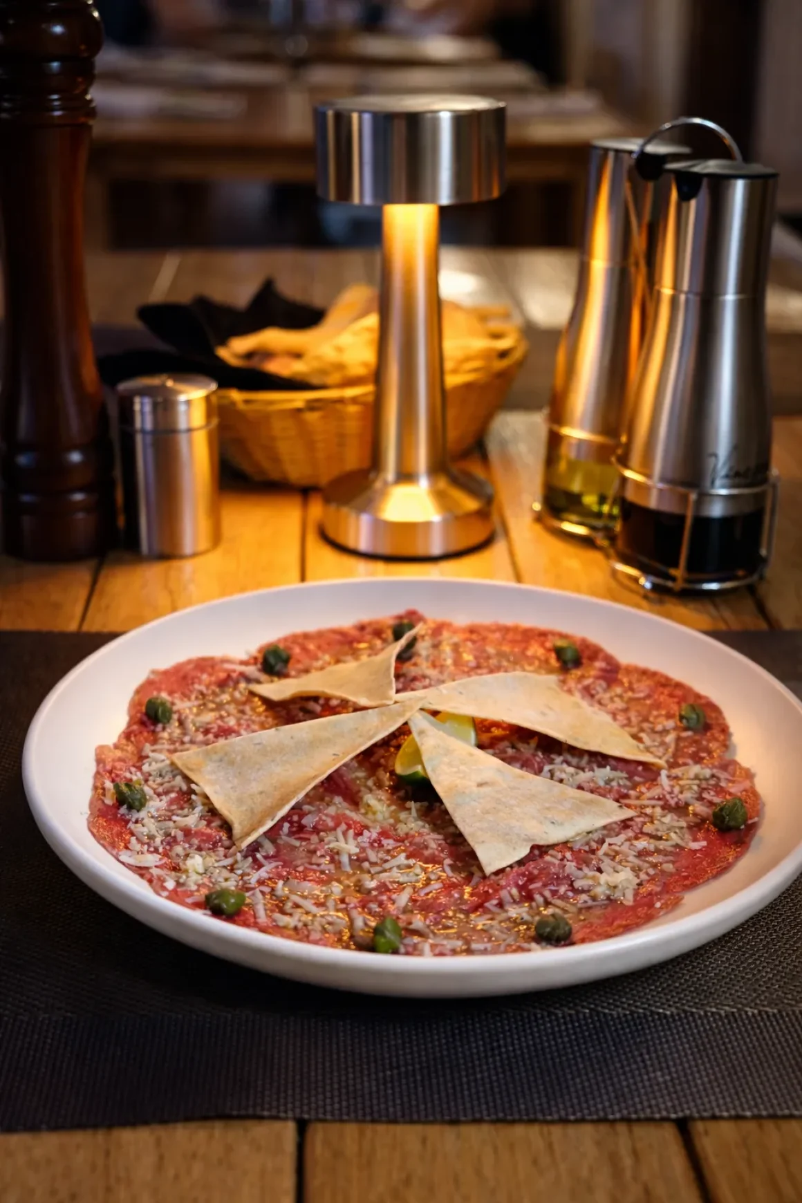 Carpaccio de res