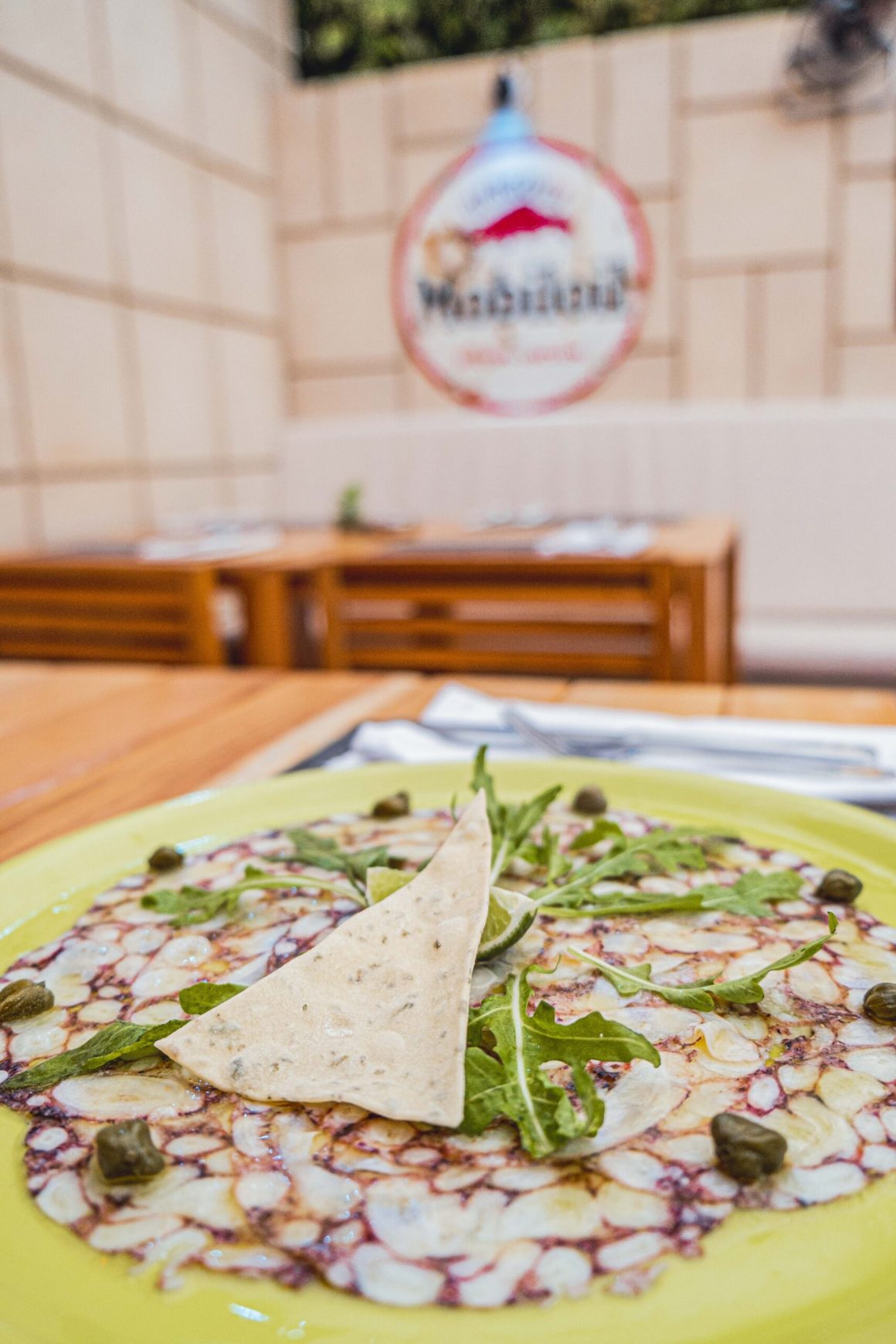 Carpaccio de pulpo Carpaccio de pulpo